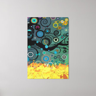 Delirium - Abstrakte Kunst Leinwanddruck