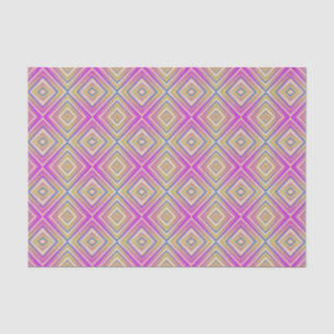 Delish Lila Alternative Diamond Pattern Seidenpapier