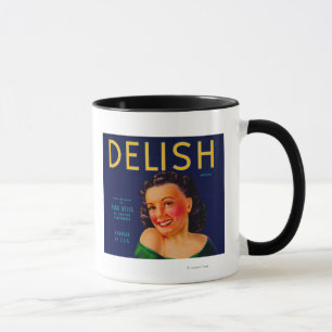 Delish Orange LabelEl Centro, CA Tasse