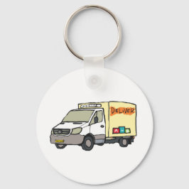 Delivery Van Schlüsselanhänger