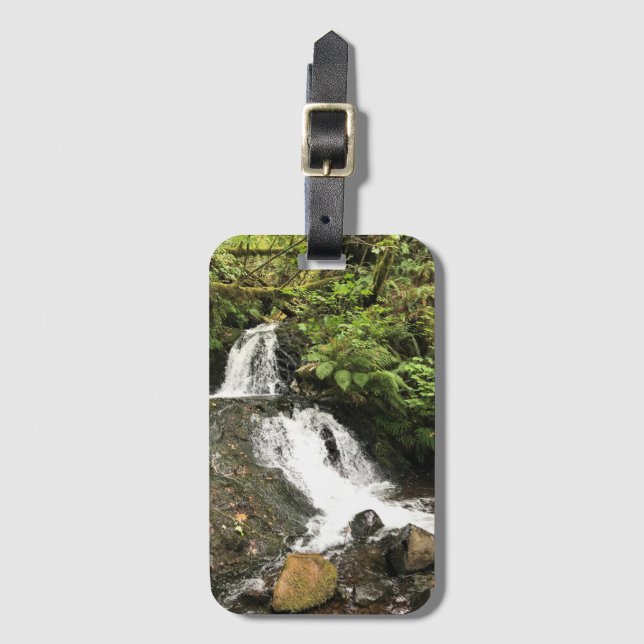 Dell Falls von Shepperd, OR Gepäckanhänger (Vorderseite Vertikal)