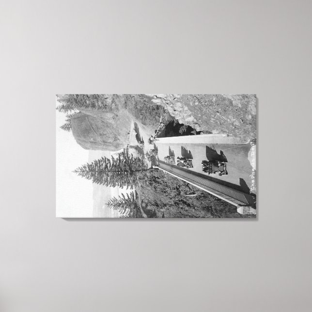 Dell von Shepherd auf Columbia River Fotograf 2 Leinwanddruck (Vorderseite)