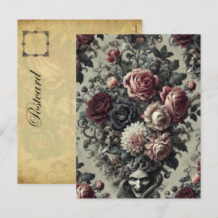 🩸 Dellamorte Dellamore - Gothic Floral Design Feiertagspostkarte