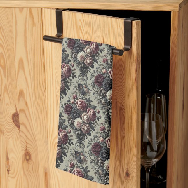 Dellamorte Dellamore - Gothic Viktorianisch Geschirrtuch (Drittel gefaltet)