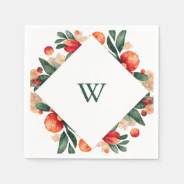 Dellarrobbia Holiday Frucht, Blume und Foliage Serviette