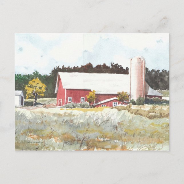 Dells Barn Postkarte (Vorderseite)