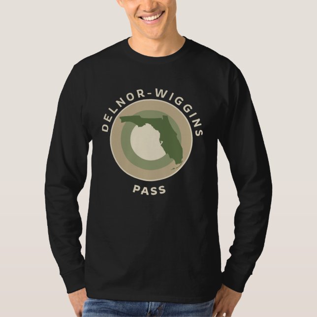 Delnor Wiggins Pass State Park Florida Bullseye FL T-Shirt (Vorderseite)