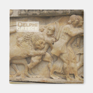 Delphi Greece Siphnian Souvenir Kühlschrankmagnet Magnet