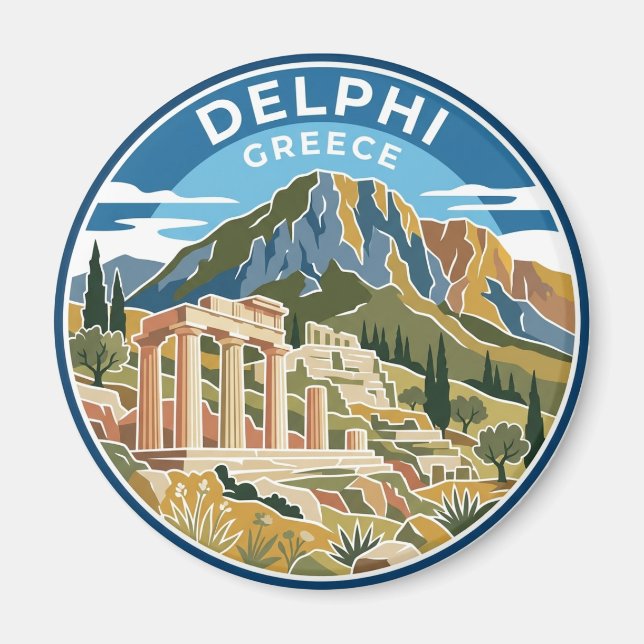 Delphi Griechenland Magnet (Vorne)