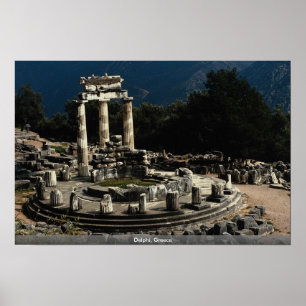 Delphi, Griechenland Poster