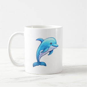 Delphin-Abbildung des Cartoon Kaffeetasse