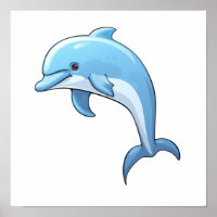 Delphin-Abbildung des Cartoon