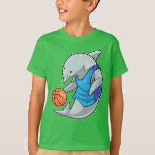 Delphin Basketballspieler Basketball T-Shirt
