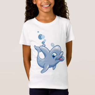 Delphin-Cartoon T-Shirt