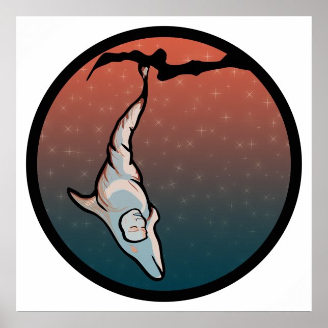 Delphin-Cocoon Poster (Vorne)