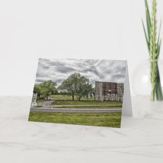 Delphin, der mit Wasser spielt Karte