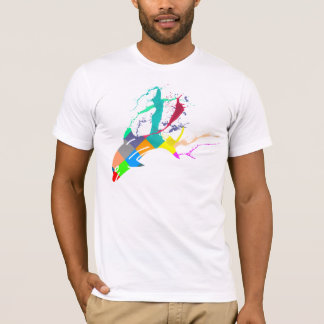 Delphin-Farbe T-Shirt