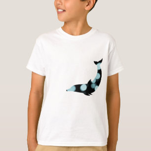 Delphin-Fisch-blaues Muster-Tierwasser-Delphine T-Shirt