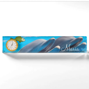 Delphin Fish Desk Namensplakette