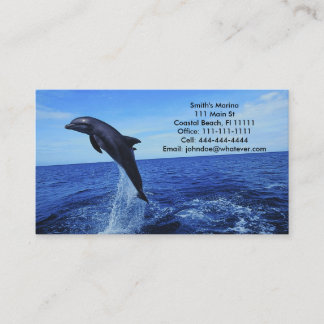 Delphin-Geschäft-Persönliche Karte