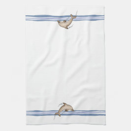 Delphin - Geschirrtuch