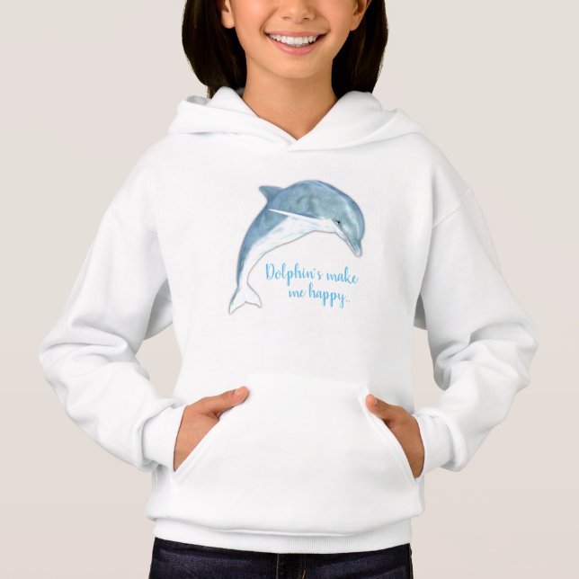 Delphin Hoodie (Vorderseite)