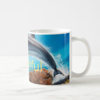 Delphin im Meer Kaffeetasse