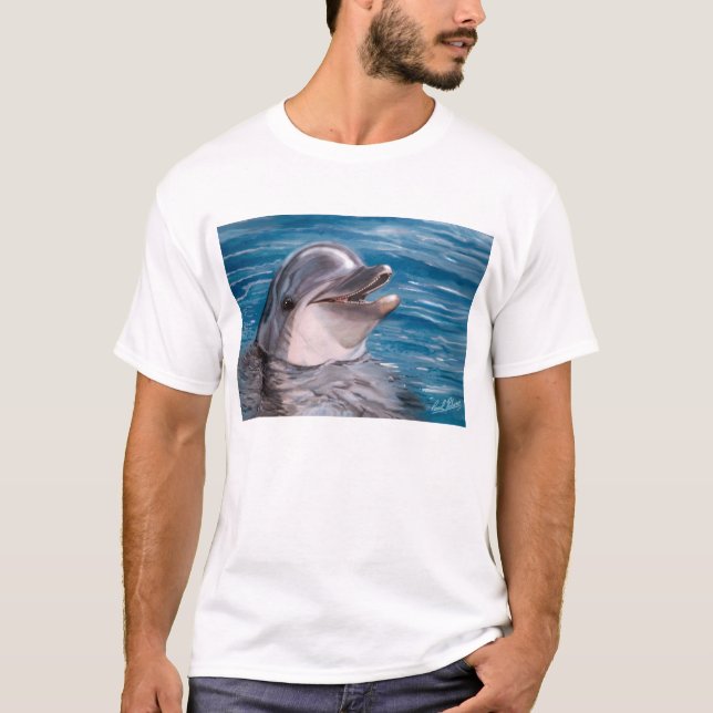 DELPHIN-KOPF T-Shirt (Vorderseite)