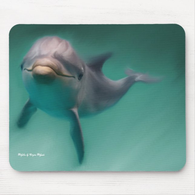 Delphin-Mausunterlage Mousepad (Vorne)
