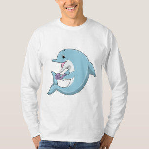 Delphin mit Perle T-Shirt