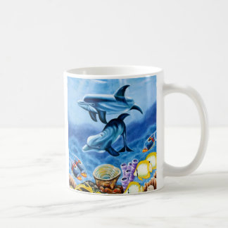 Delphin-tropische Fische Tasse