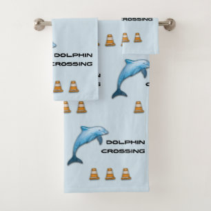 Delphin-Überfahrt Badhandtuch Set