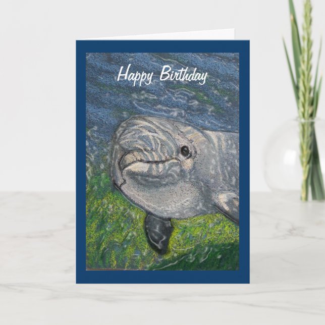 Delphin Under Water: Coolstste Person, die ich ken Karte (Vorderseite)