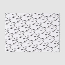 Delphin von Commerson Seidenpapier