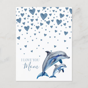 Delphine and baby mthers Day, Happy Mother's Day Postkarte