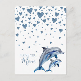 Delphine and baby mthers Day, Happy Mother's Day Postkarte