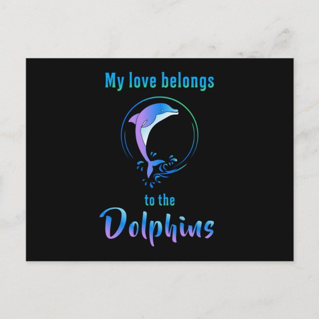 Delphine Delphine Delphine Delphine Postkarte (Vorderseite)
