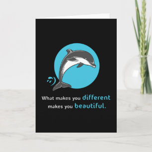 Delphine Dolphin Ocean Sea Fish Animal Funny Gift Karte