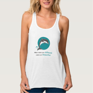 Delphine Dolphin Ocean Sea Fish Animal Gift Idee Tank Top