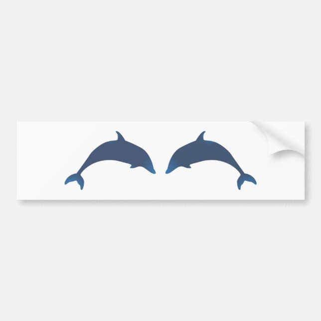 Delphine dolphins autoaufkleber (Vorne)