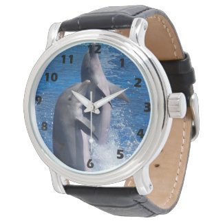 Delphine für Wildlife Fotografy Armbanduhr