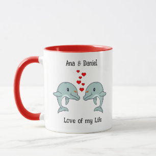 Delphine, ganz niedlich, Liebe meines Lebens Tasse