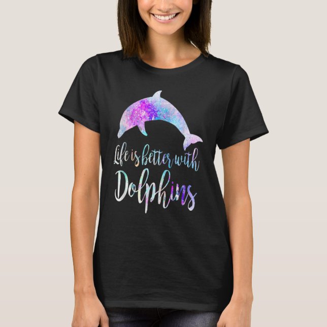 Delphine Girls Dolphin T-Shirt (Vorderseite)