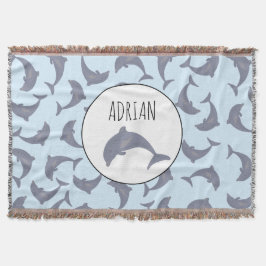 Delphine im Meeresmuster Decke