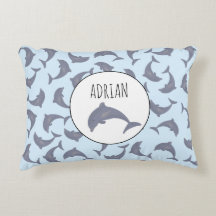 Delphine im Meeresmuster