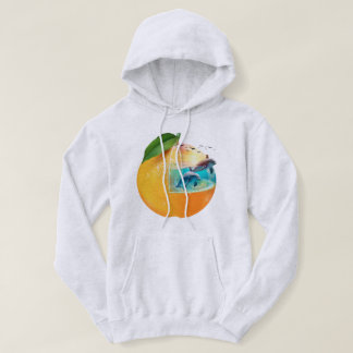 Delphine in einem einzigartigen Aquarium Hoodie