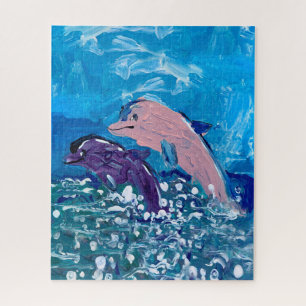 Delphine "Kunst von Kindern" Puzzle