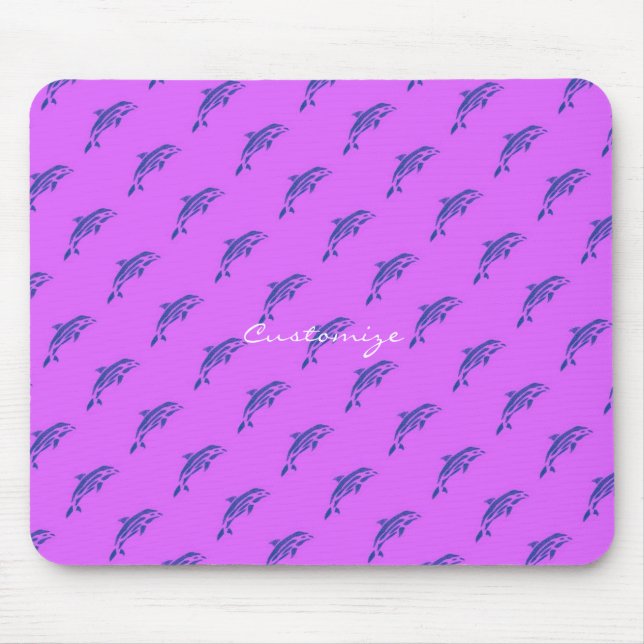 Delphine mit Stammesausscheiden rosa Thunder_Cove Mousepad (Vorne)