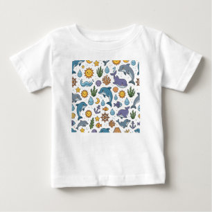 Delphine Muster Baby T-shirt