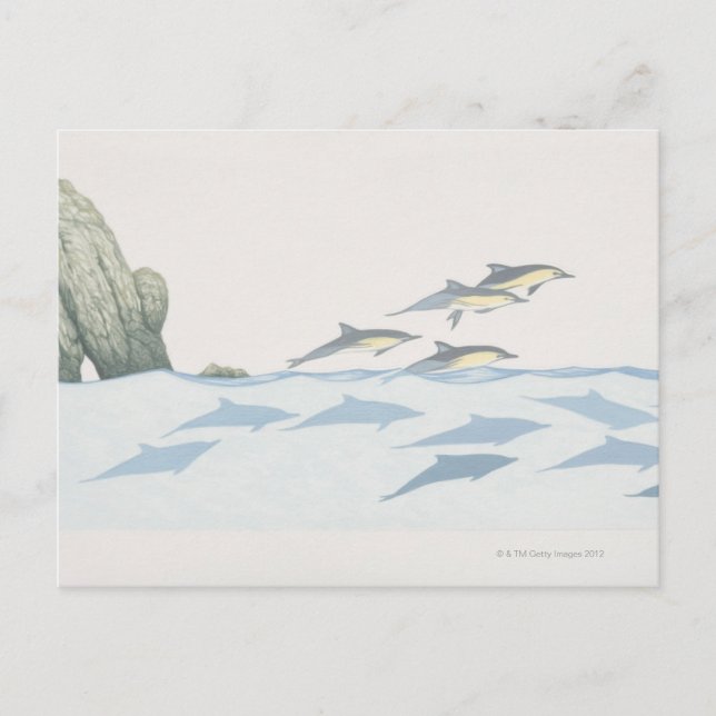 Delphine Postkarte (Vorderseite)